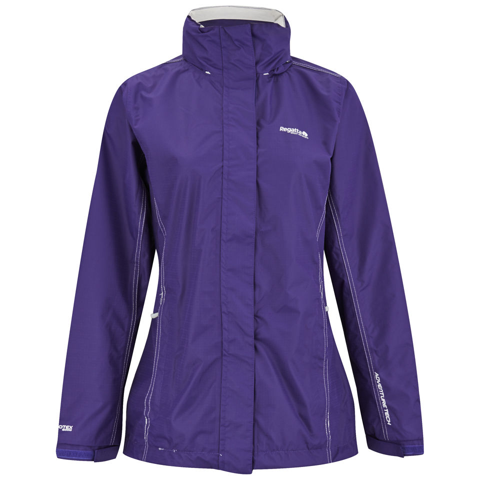 Regatta Women's Laska Waterproof ISOTEX 5000 Hooded Jacket Elderberry