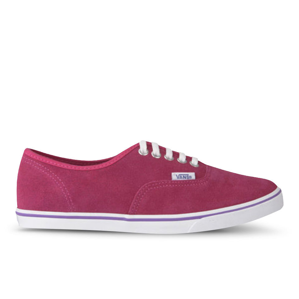 vans authentic lo pro skate shoe maroon