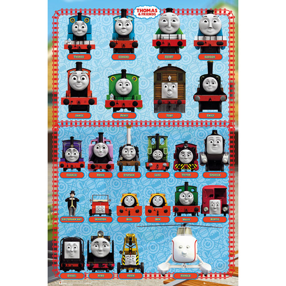 Thomas and Friends Characters - Maxi Poster - 61 x 91.5cm Merchandise ...