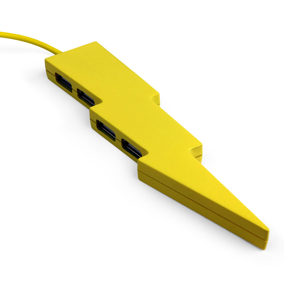 Usb Hub Lightning Bolt Unique Gifts Zavvi Us Usb Hub Lightning Bolt Unique Gifts
