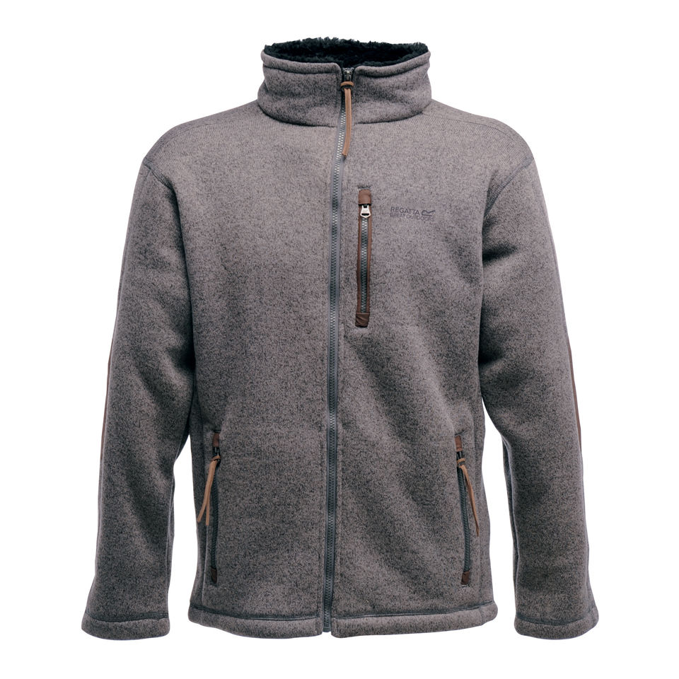Regatta Men S Ackerman Fleece Dust Black Sports Leisure Zavvi Us