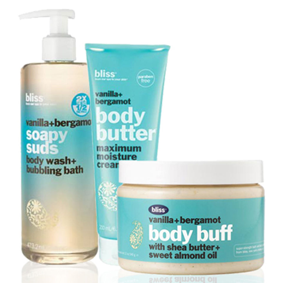 Bliss Kit Soins Pour Le Corps Vanille Et Bergamote