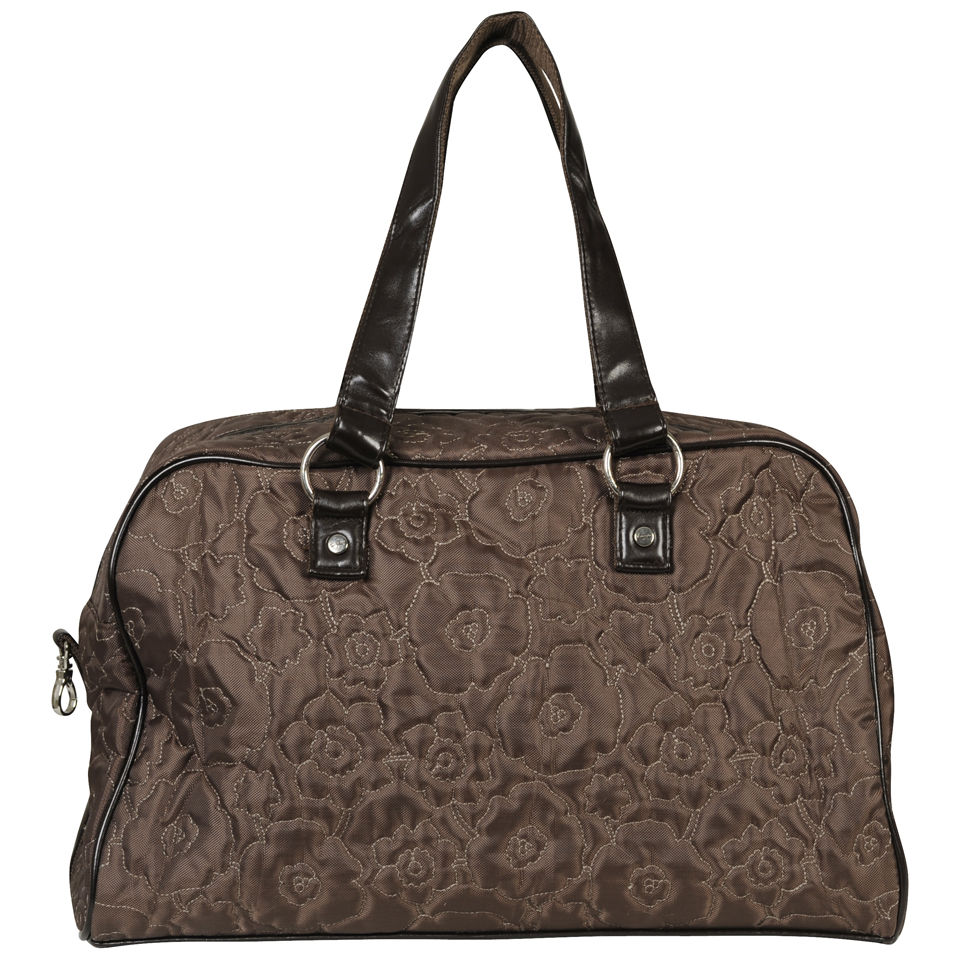 Thirty One City Weekender Tote Brown Poppy Thirty One City Weekender Tote Brown Poppy