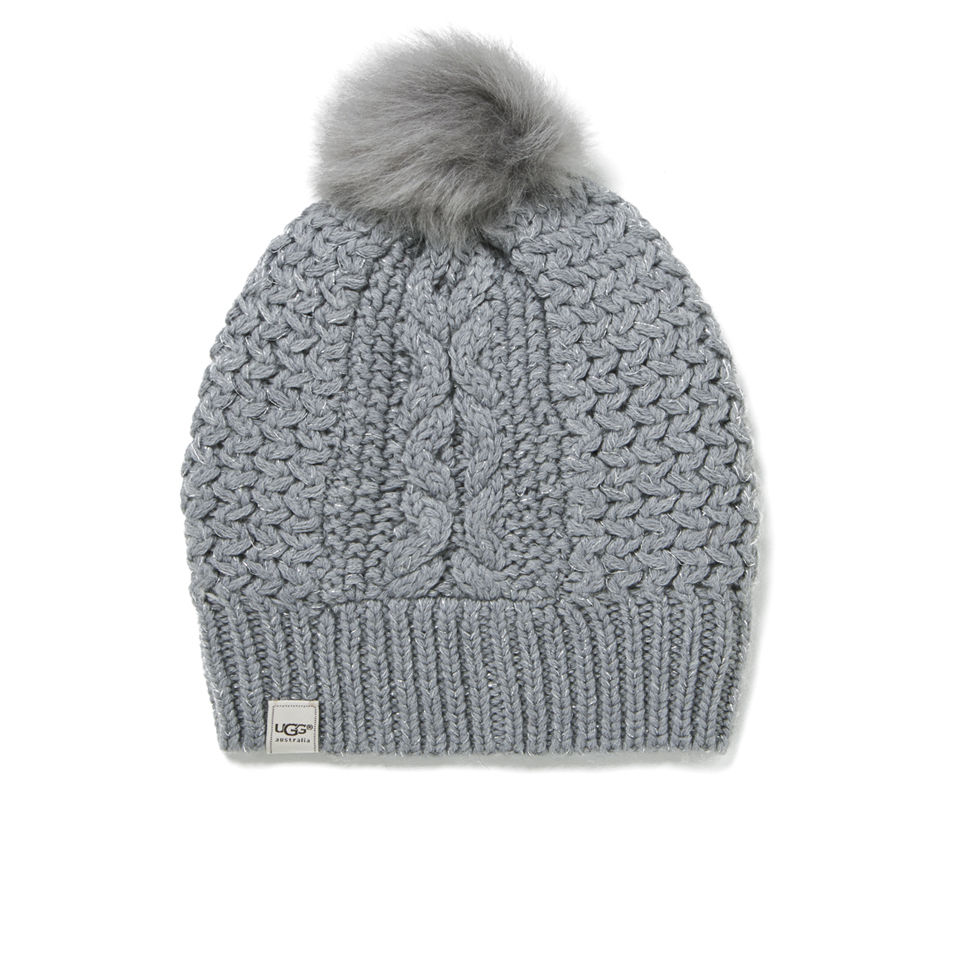 ugg cable pom beanie