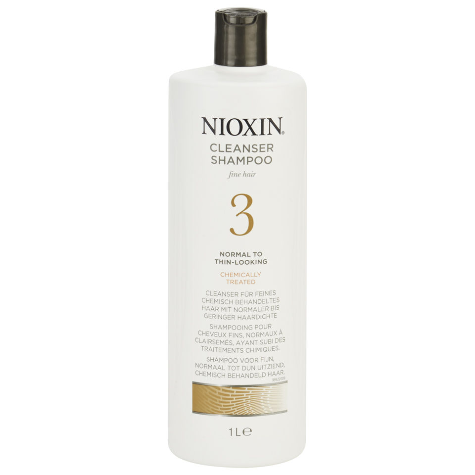 Nioxin System 3 Cleanser Shampoo For Fine Normal To Thin Looking