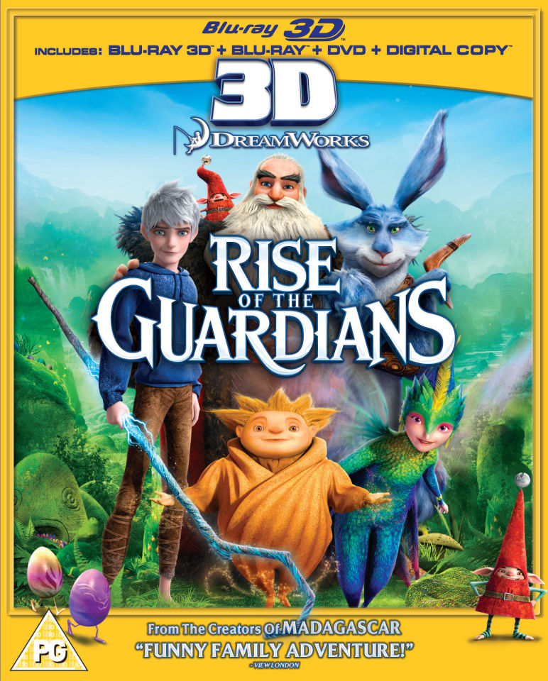 Rise Of The Guardians 3d Includes 2d Version Blu Ray Zavvi Uk
