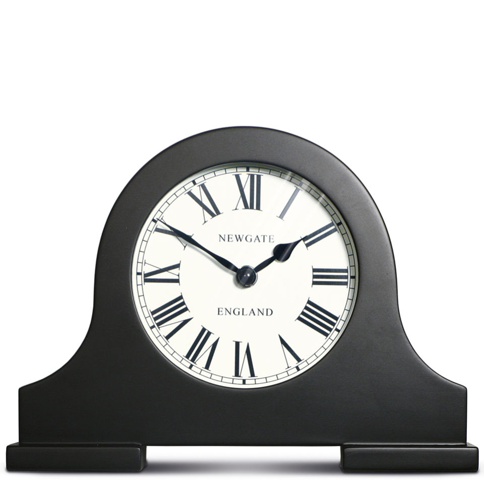 Desk Mantel Clock - Black  IWOOT