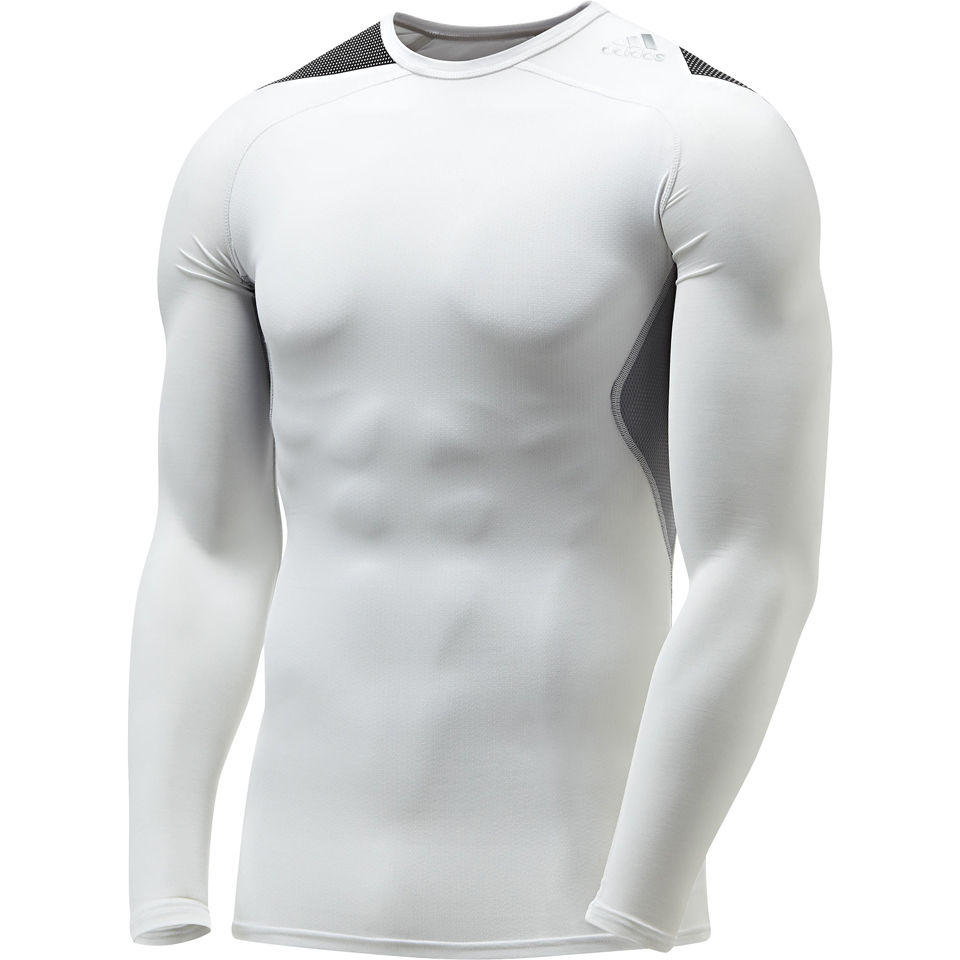 adidas men's techfit compression long sleeve shirt
