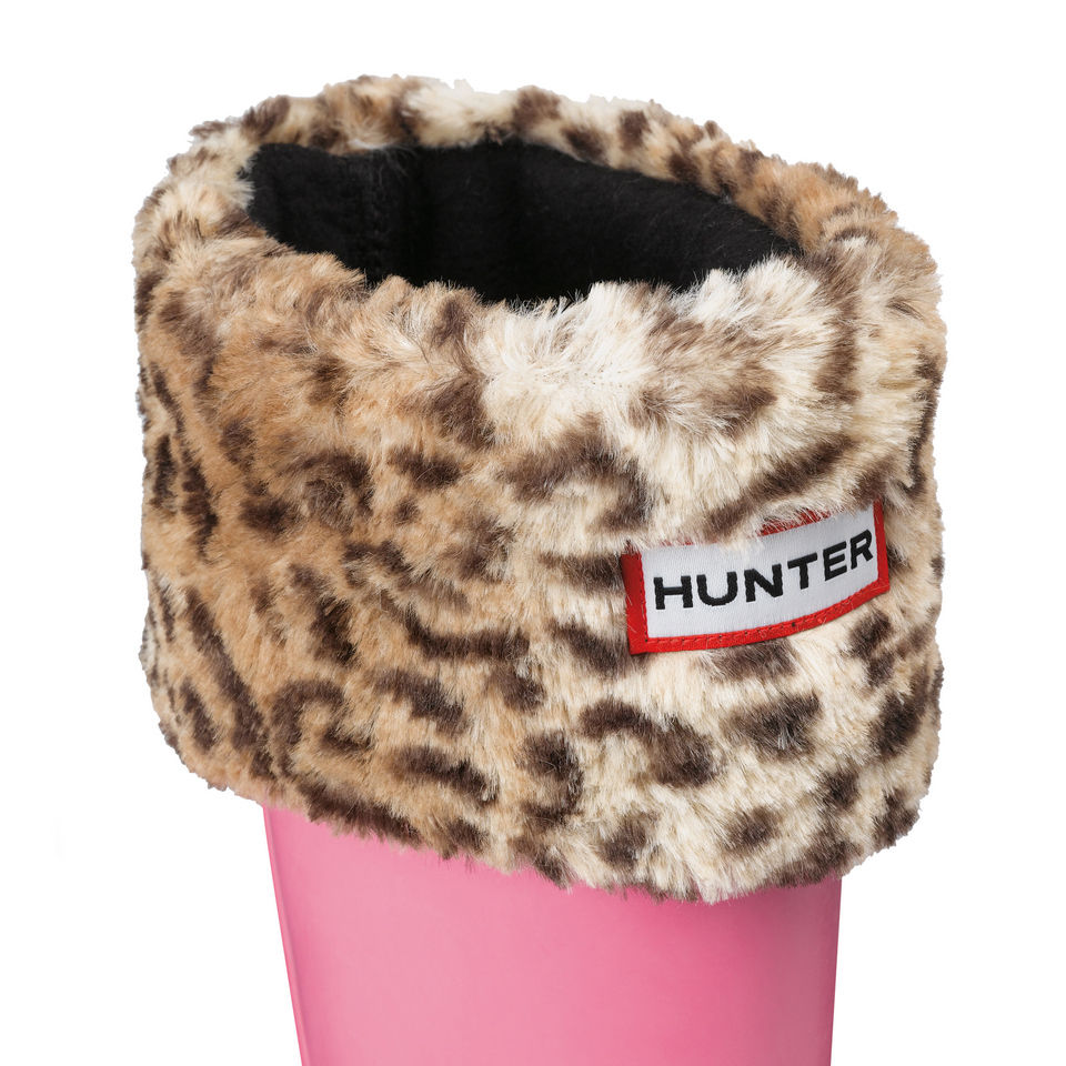 leopard print hunter wellies