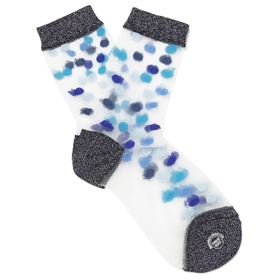 Paul Smith Accessories Women's Spotty See Through Socks - Navy - Free ...