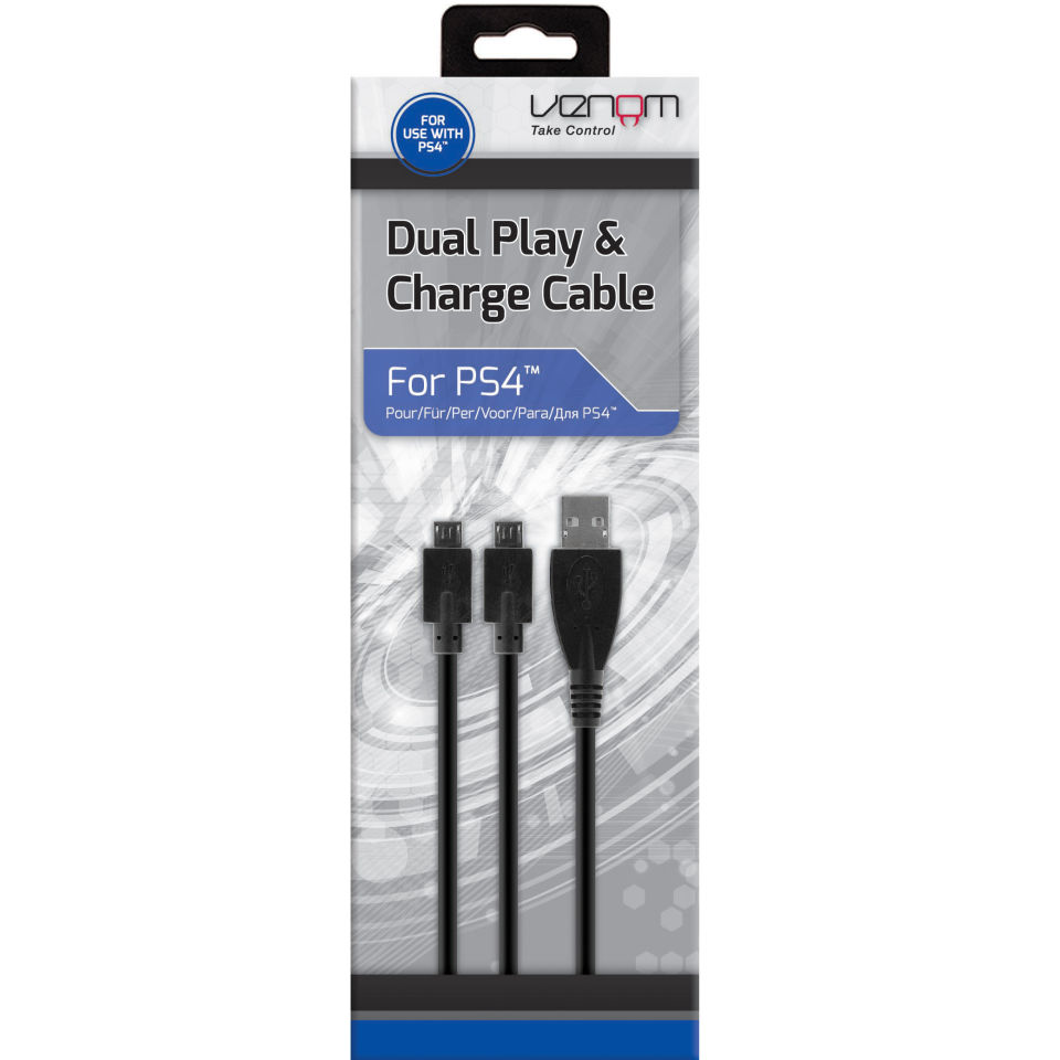 PS4 Dual Play & Charge Cable Games Buy Venom Dual Play and Charge Cable