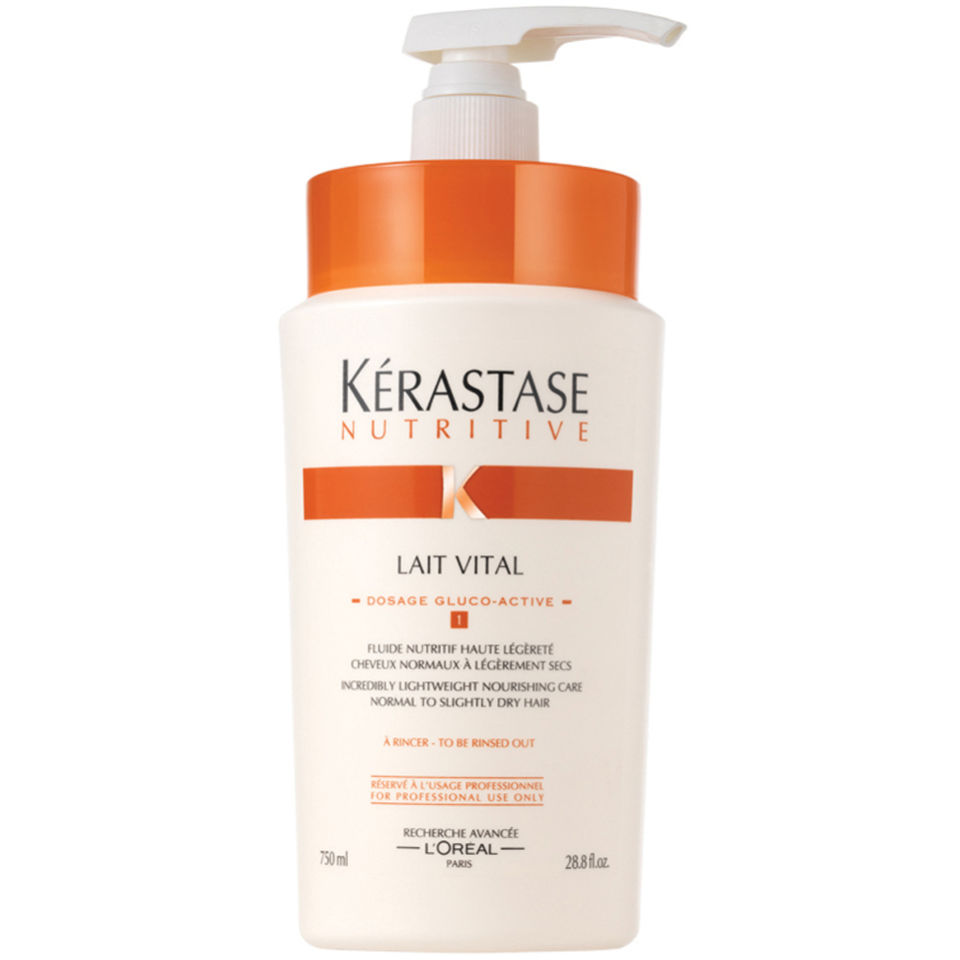 Kérastase Nutritive Lait Vital (1000ml) with Pump Free Shipping Lookfantastic