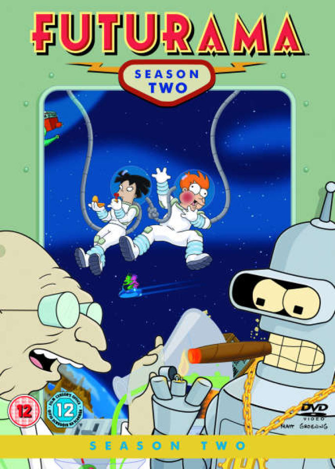 Futurama Season 2 Box Set Dvd Zavvi Uk