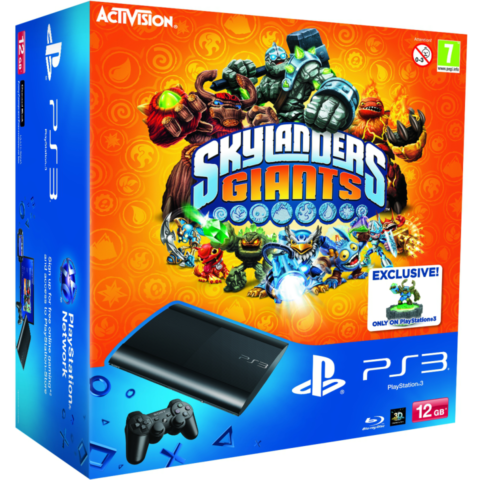 Sony PlayStation 3 Slim 12GB Console Includes Skylanders Giants and