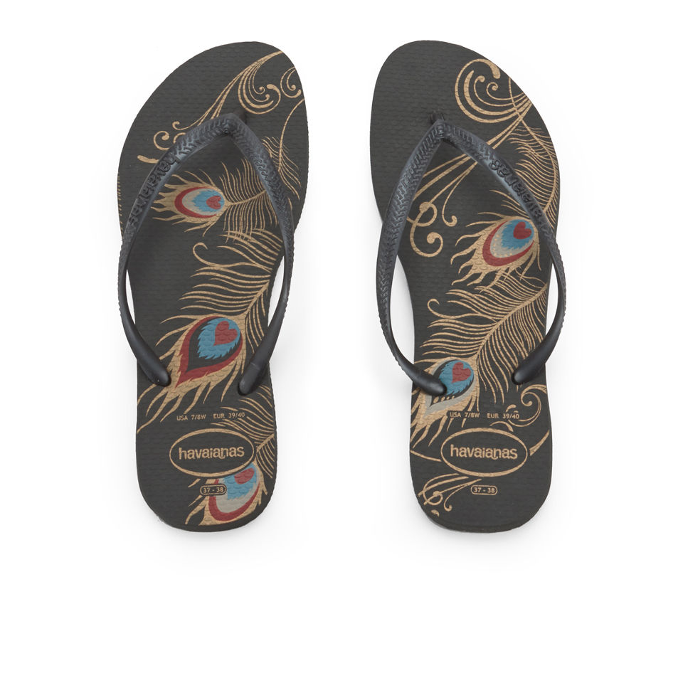 havaianas slim peacock