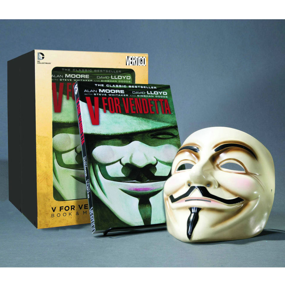 V For Vendetta Book And Mask Set Books Zavvi Uk
