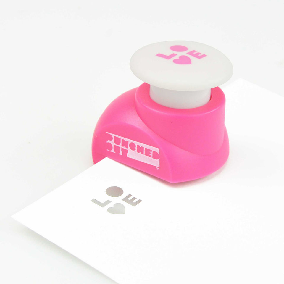 Punched Out Love Decorative Hole Punch Traditional Gifts Thehut Com