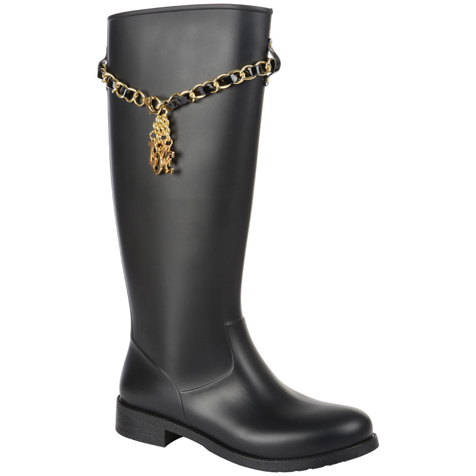 moschino rain boots