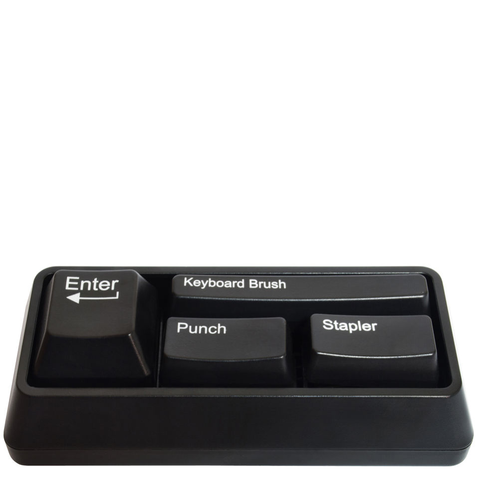 Keyboard Desk Tidy Black Unique Gifts Thehut Com