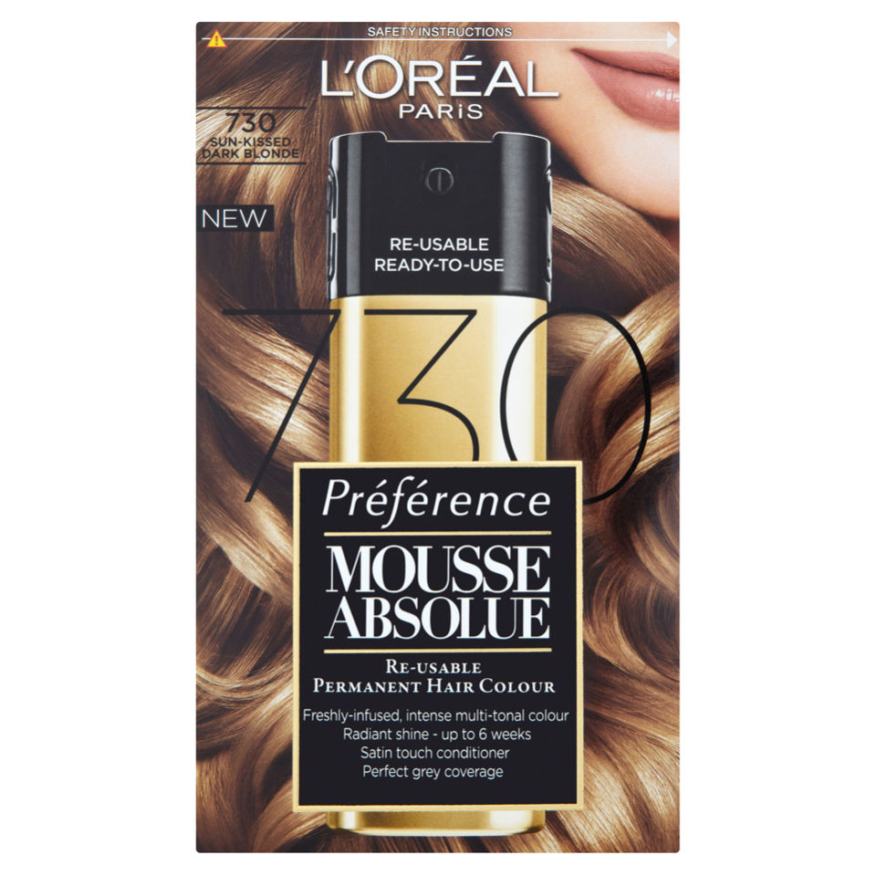 L Oreal Paris Preference Mousse Absolue 730 Sun Kissed Dark Blonde