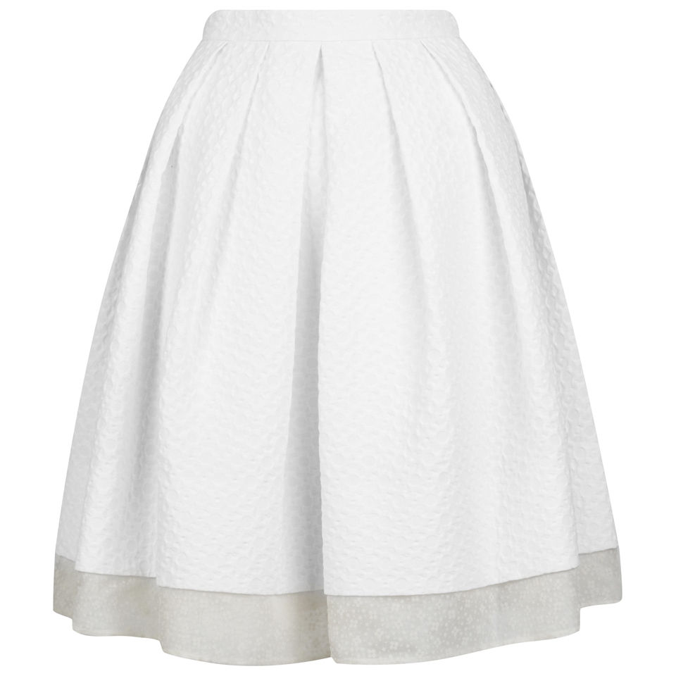 Orla Kiely Women's Pleated Skirt - Chalk - Free UK Delivery Available