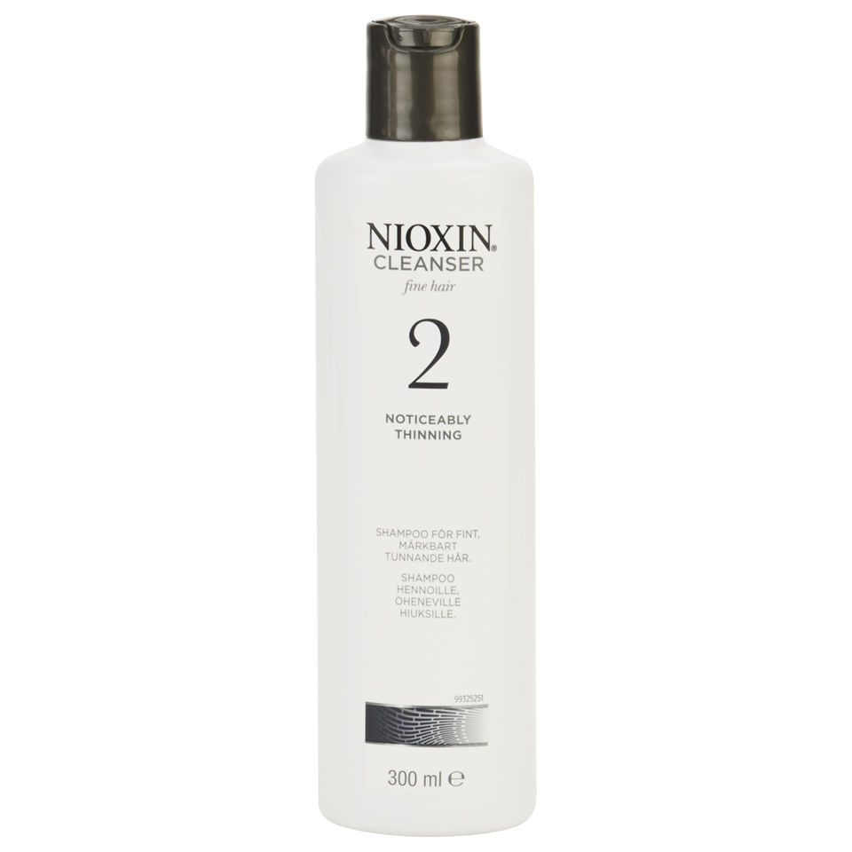 Nioxin System 2 Cleanser Shampoo For Noticeably Thinning Natural Hair