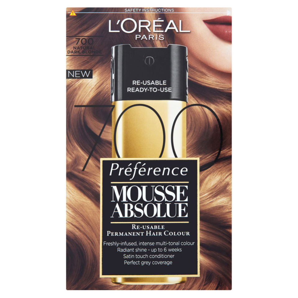 L Oreal Paris Preference Mousse Absolue 700 Natural Dark Blonde
