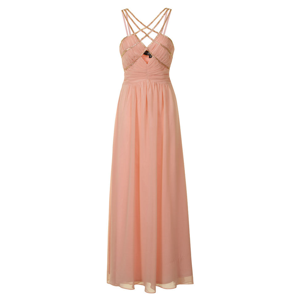 little mistress peach dress