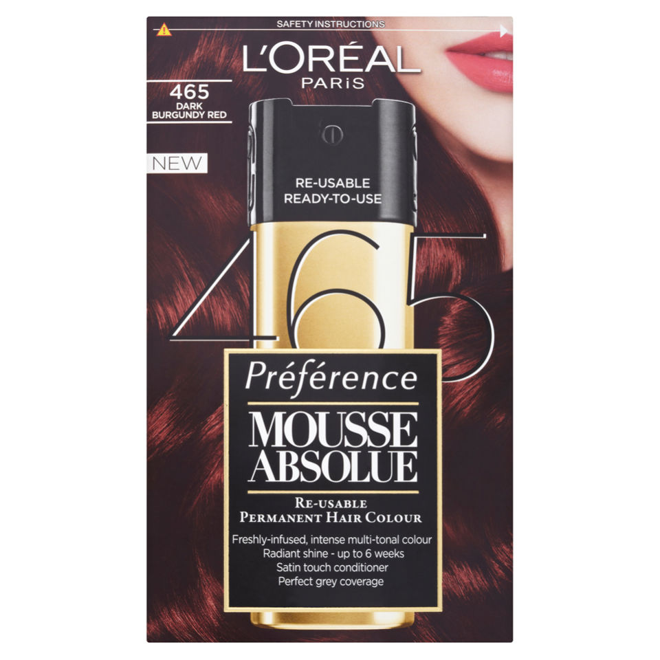 L Oreal Paris Preference Mousse Absolue 465 Dark Burgundy Red