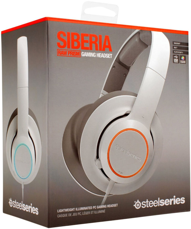 Steelseries Siberia Raw Prism Pc Ps4 Games Accessories Zavvi Us