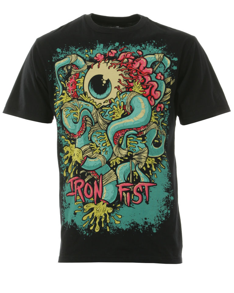 Iron Fist Men S Eyeballs And Tentacles T Shirt Clothing Zavvi Us