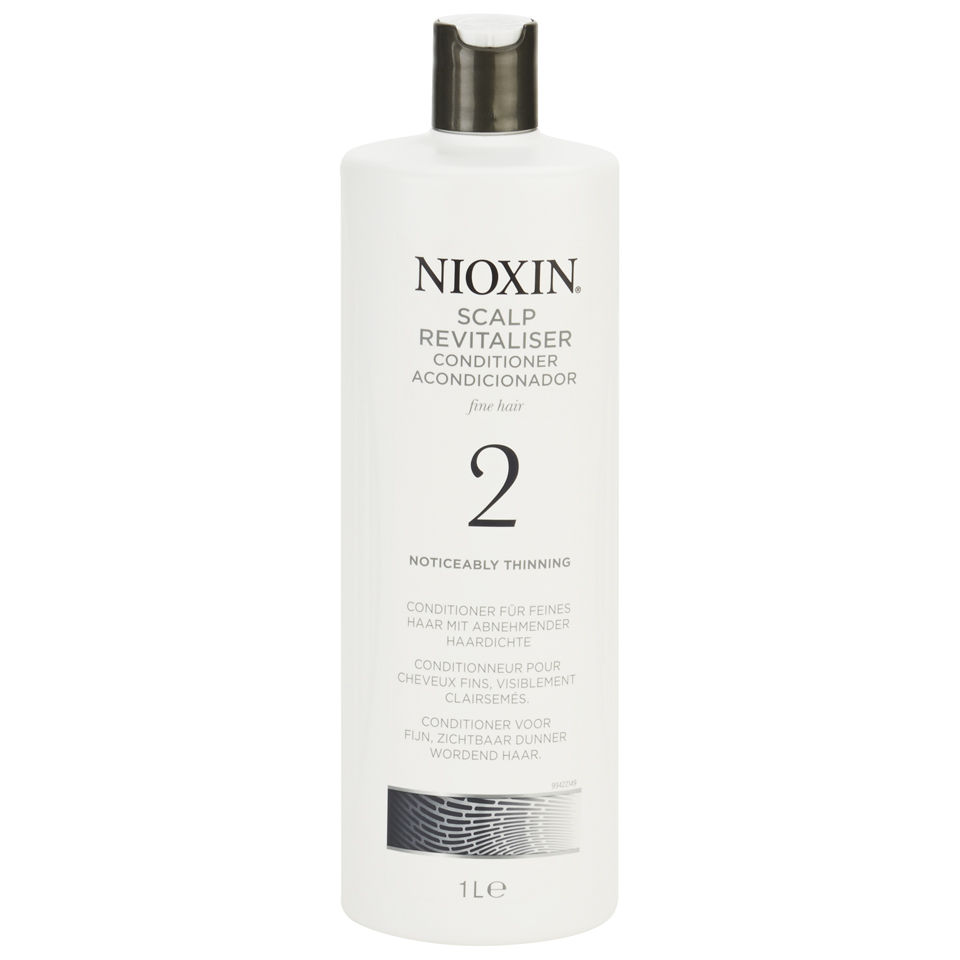 Nioxin System 2 Scalp Revitaliser Conditioner For Noticeably Thinning Natural Hair 1000ml