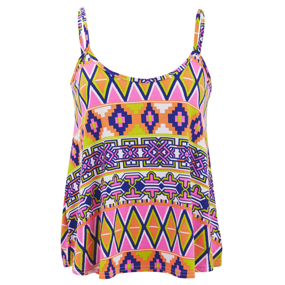 Influence Women's Aztec Print Top Multi Womens Clothing