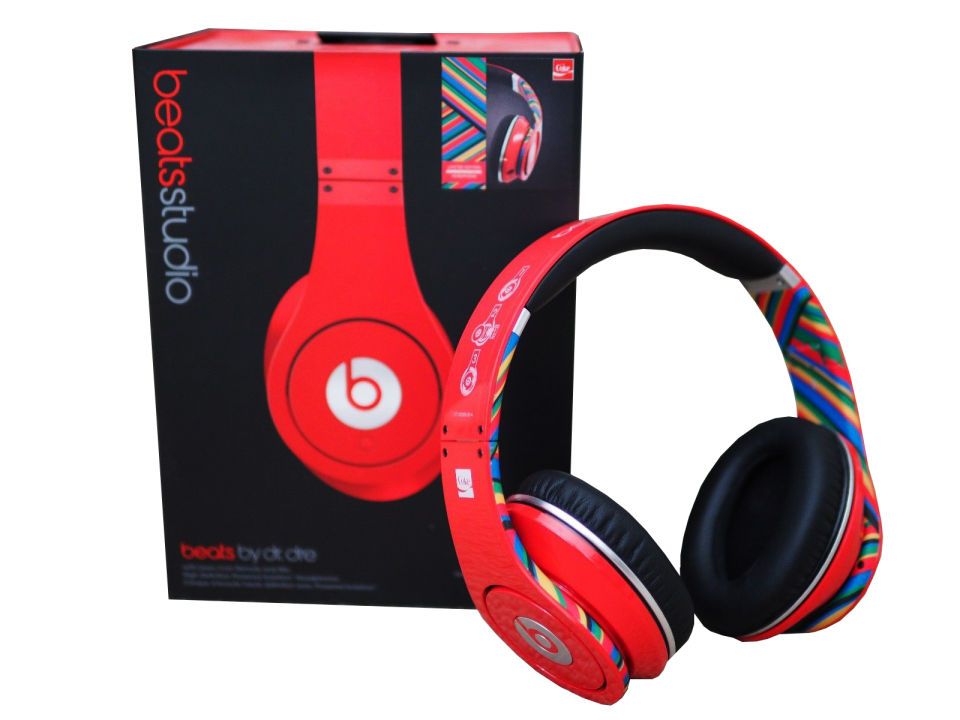 Beats By Dr Dre Studio Noise Cancelling Hd Coca Cola Ltd Edition Headphones With Microphone Electronics Thehut Com