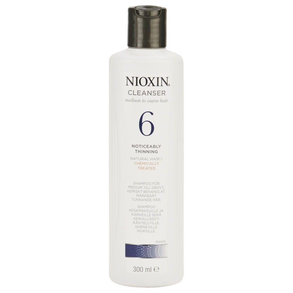Nioxin System 6 Cleanser Shampoo For Noticeably Thinning Medium