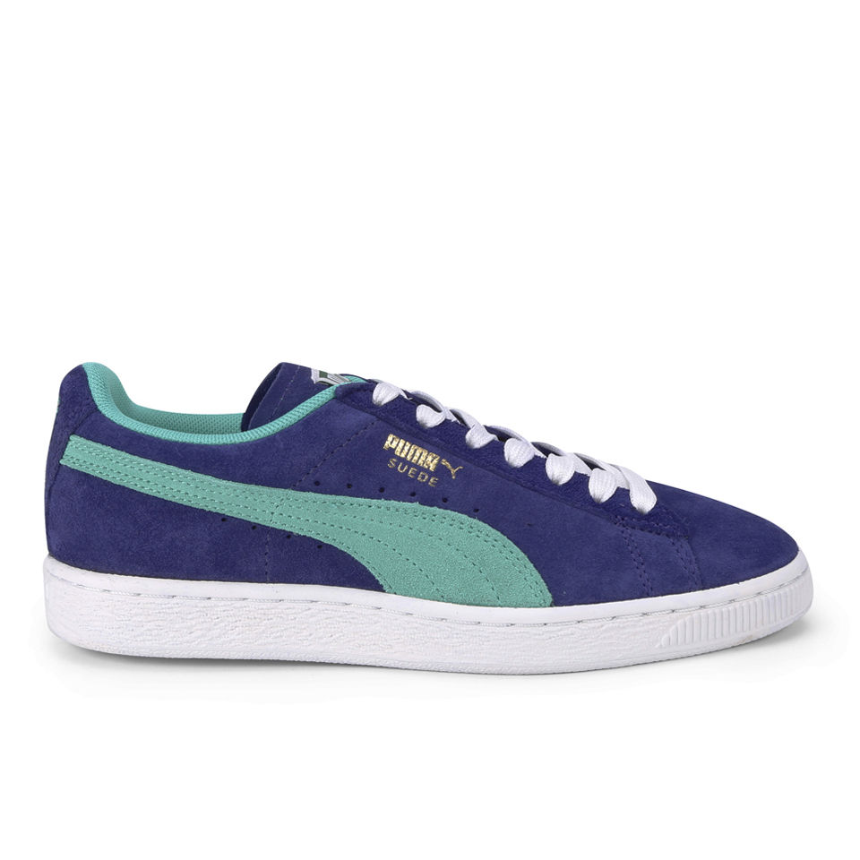 Puma Women's Suede Classics Trainers - Blue - Free UK Delivery over £50