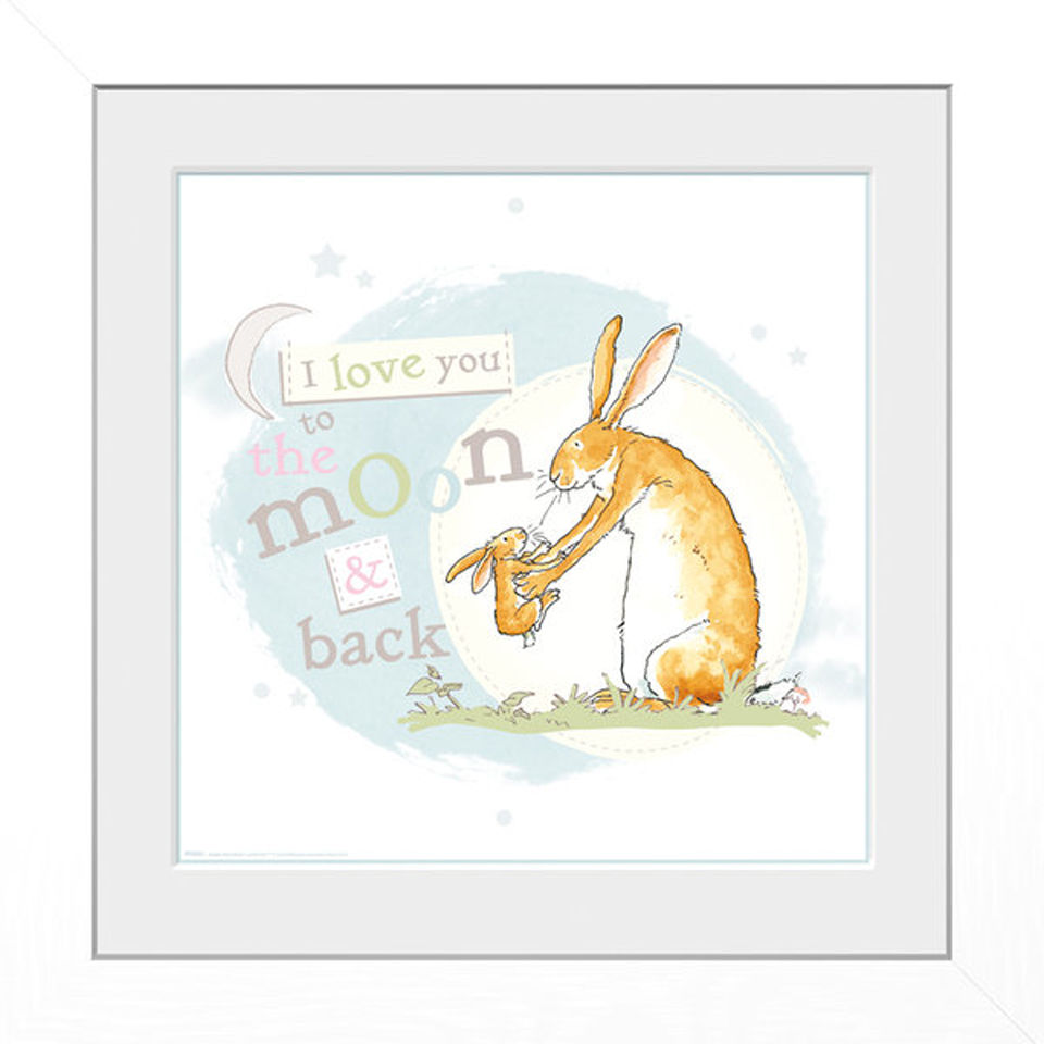 Guess How Much I Love You Moon 12"" x 12"" Framed Album Prints