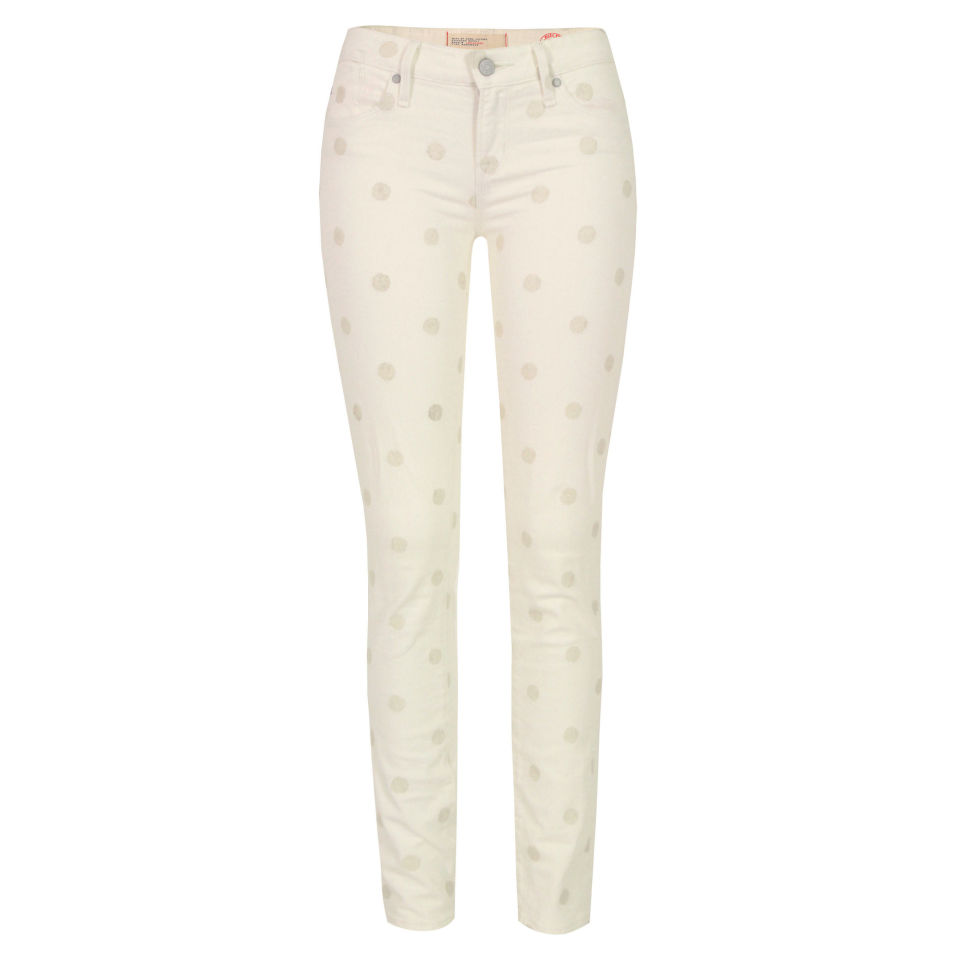 Marc by Marc Jacobs Women's Lou Bright Dot Skinny Jeans - White - Free ...