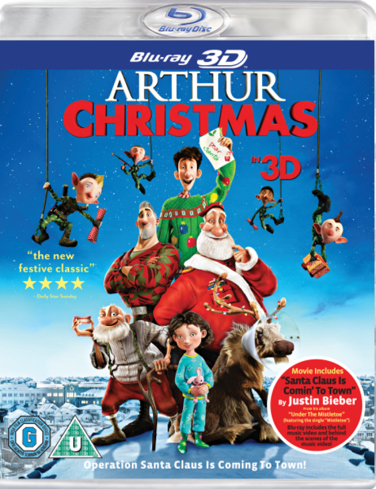Arthur Christmas 3d Blu Ray Zavvi Uk