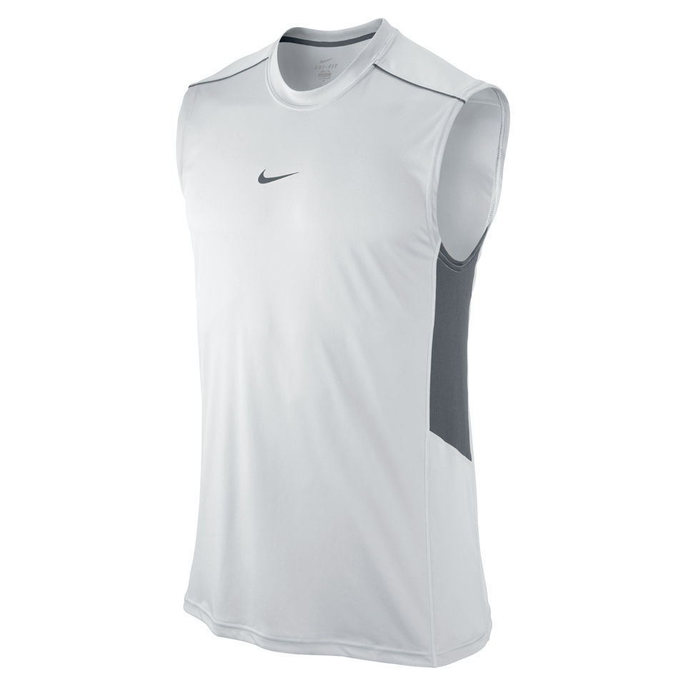 Nike Men's Legacy Sleeveless T-Shirt - White Sports & Leisure - Zavvi UK