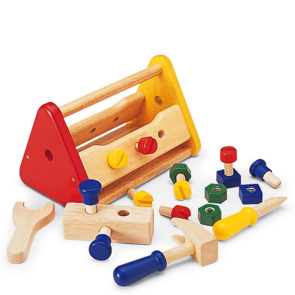 Pintoy Wooden Tool Box Toys | TheHut.com