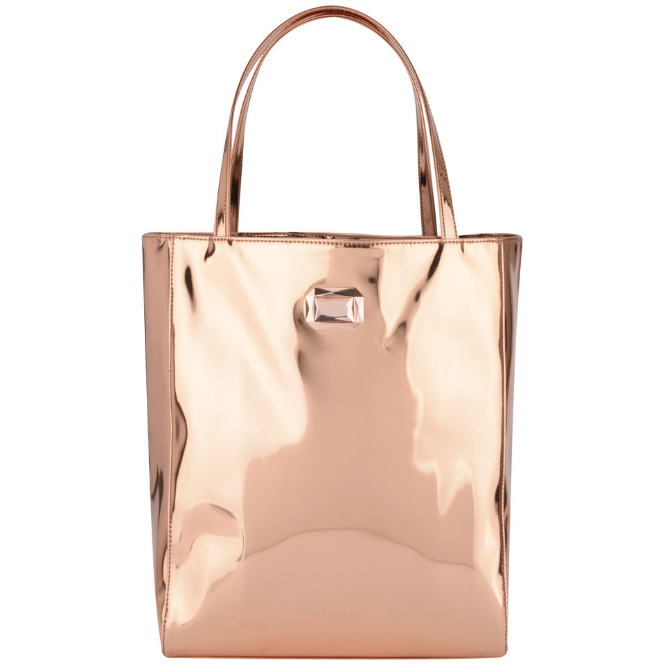 ted baker rose gold shopper bag