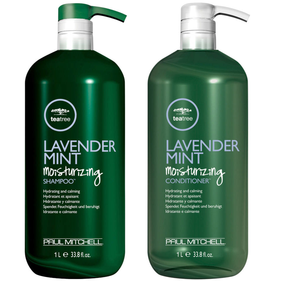Paul Mitchell Lavender Mint Litre Duo (Shampoo and Conditioner) Free