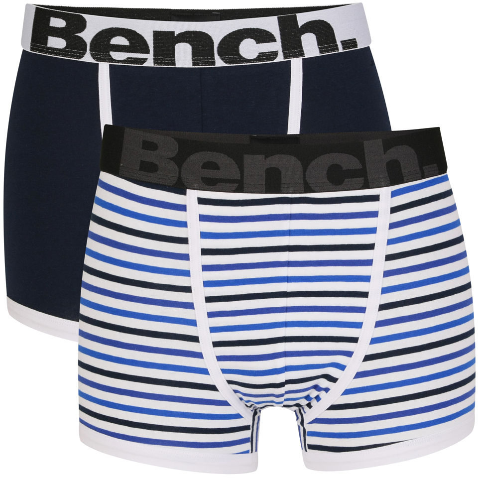 Bench Men's 2Pack Boxers Navy Mens Underwear Zavvi Australia