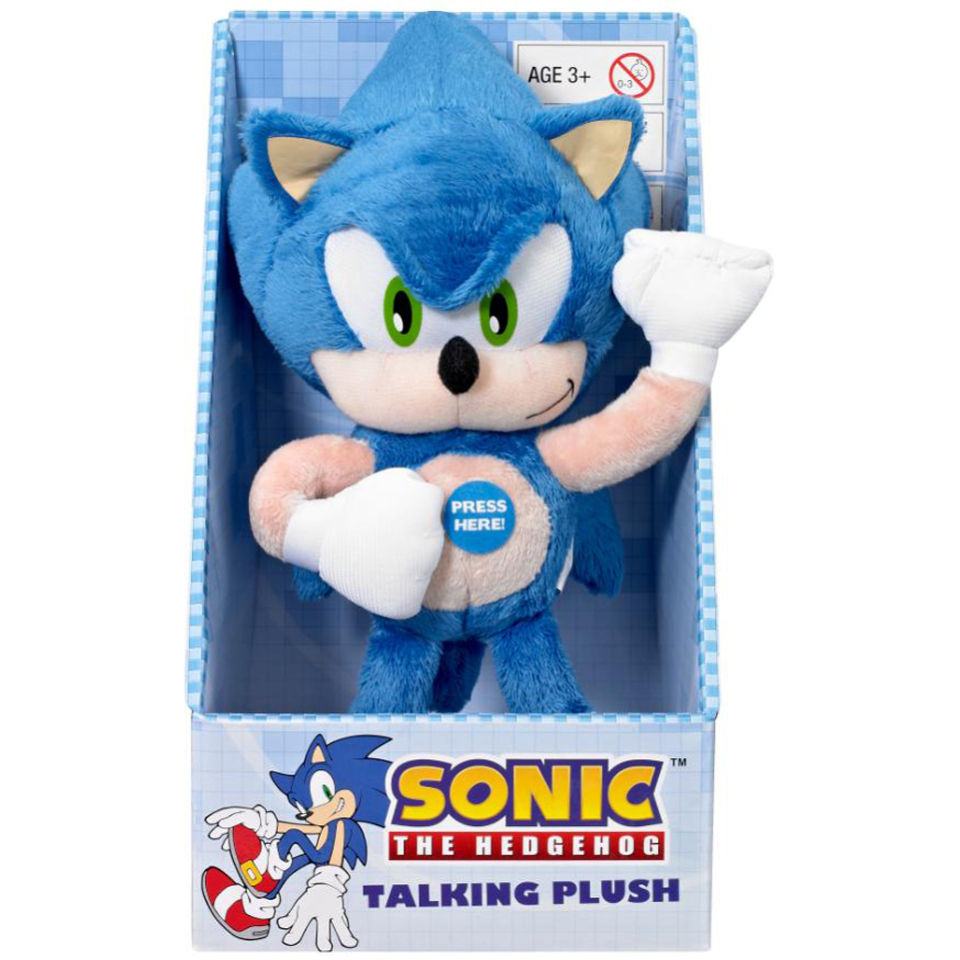 talking sonic plush uk
