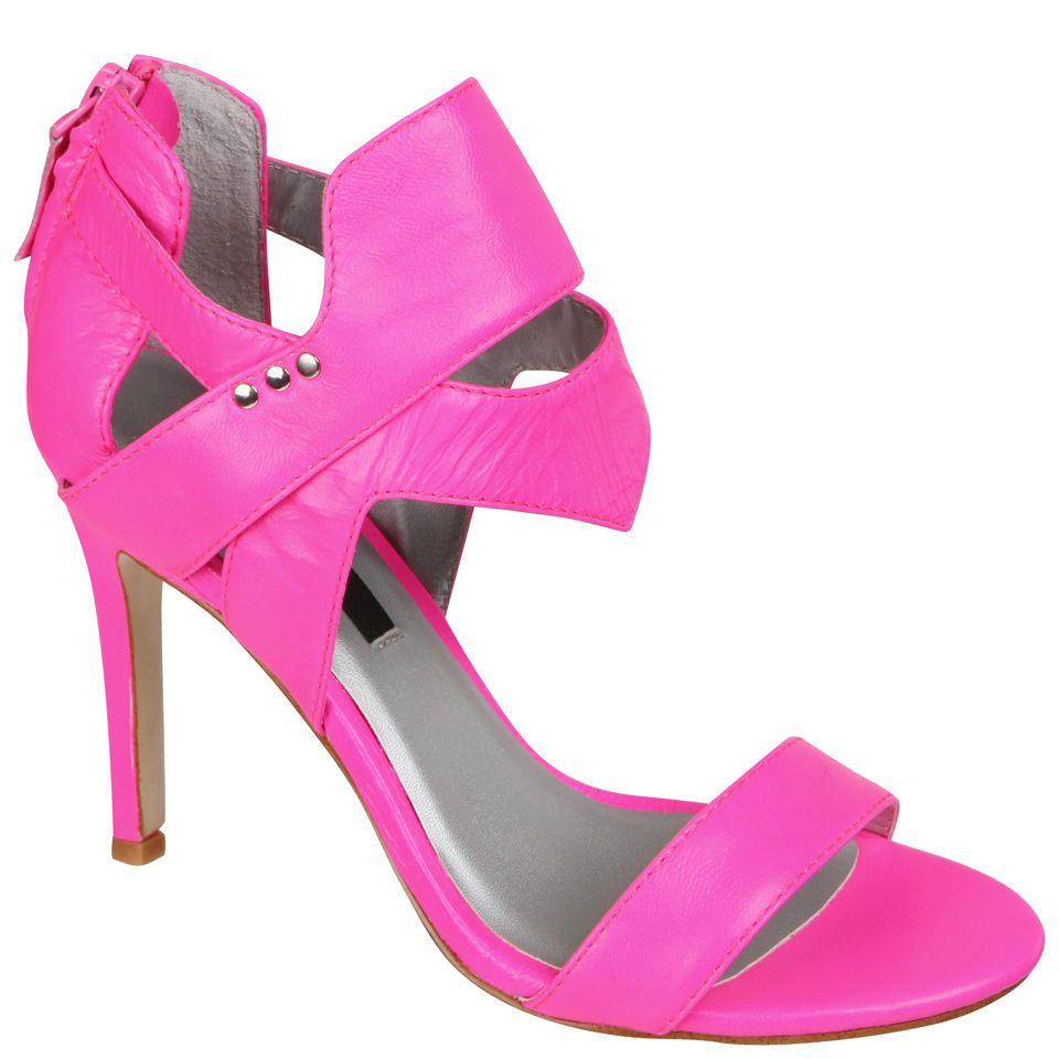 fluro pink heels