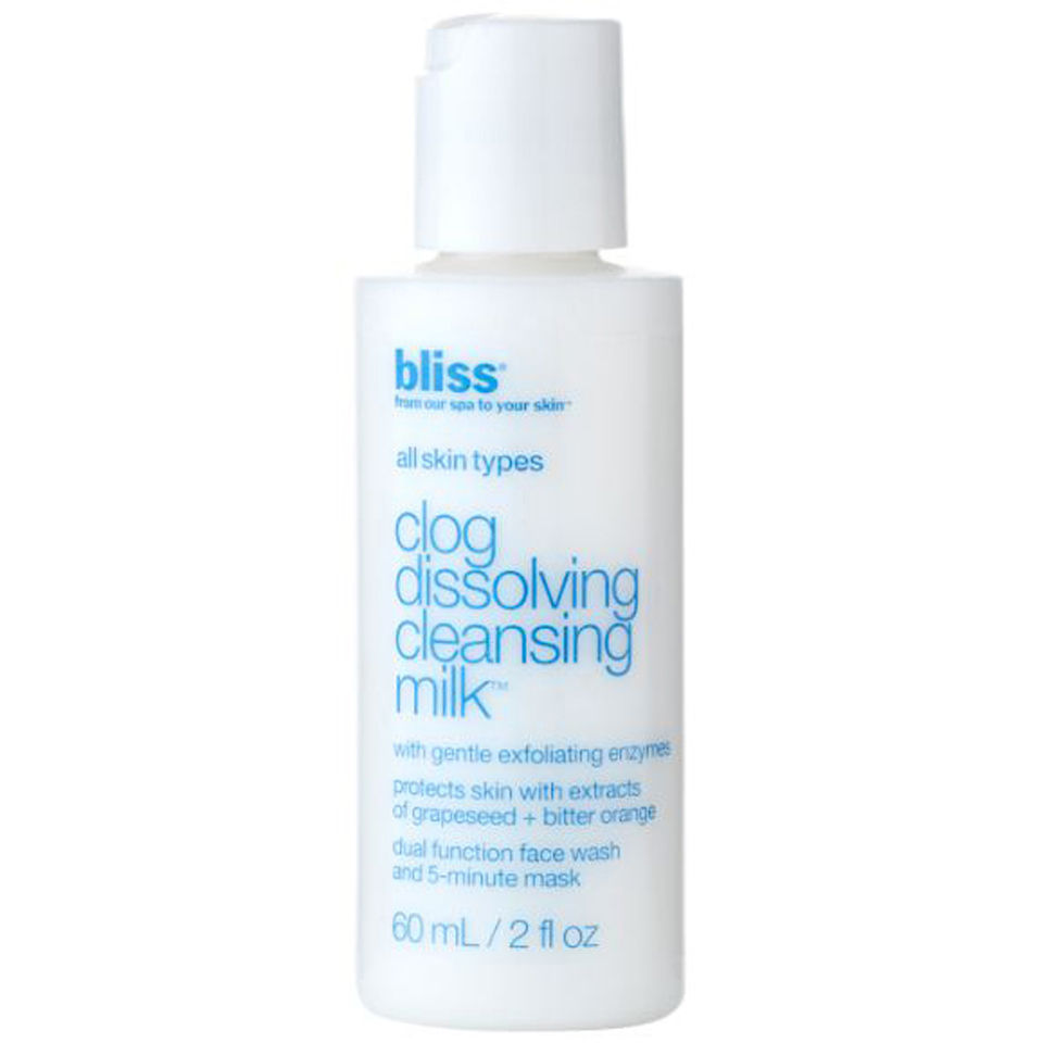 bliss clog dissolving cleansing milk bliss clog dissolving cleansing milk