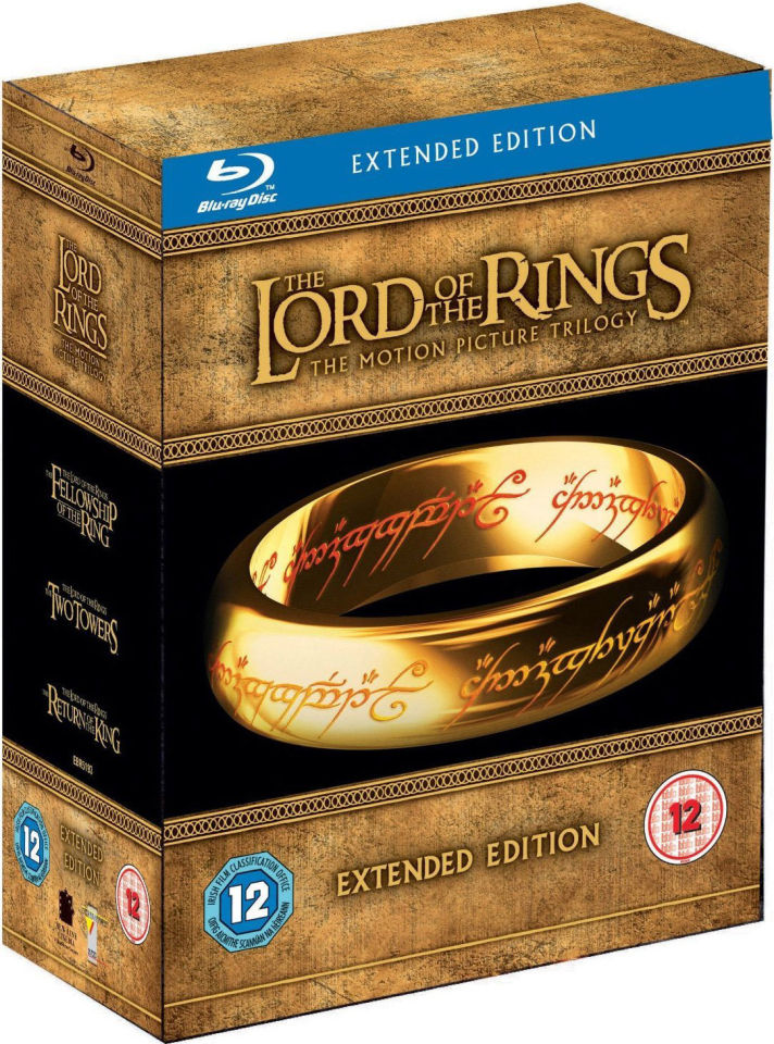 the lord of the rings trilogy extended edition box set on blu-ray 3d