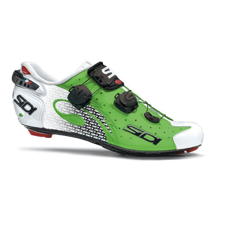 sidi green cycling shoes