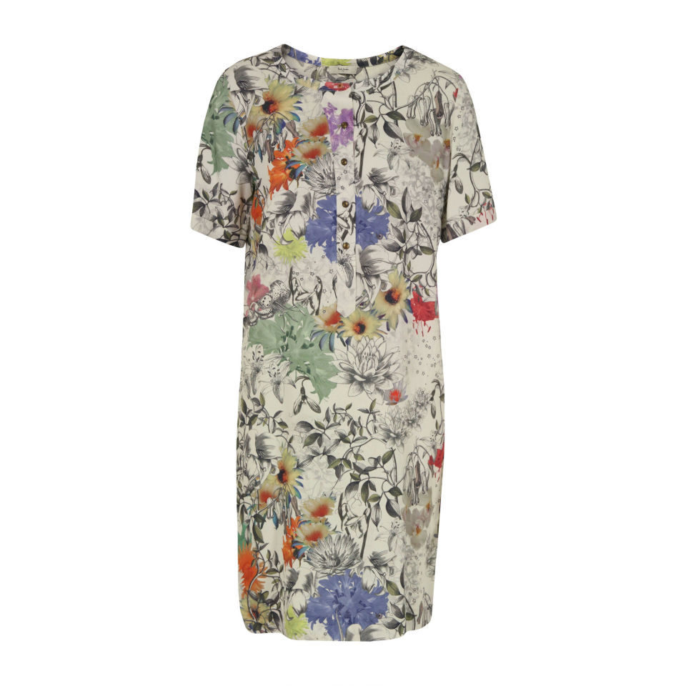 Paul by Paul Smith Women's F464 Collage Floral Dress - Multi - Free UK ...